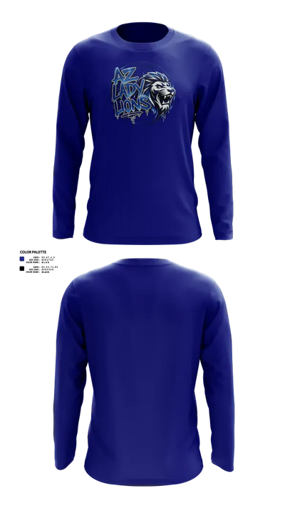 Lady Lions 12718101 Long Sleeve Performance Shirt 2