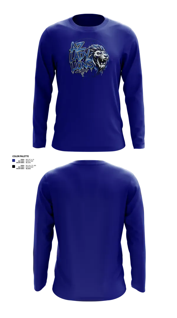 Long Sleeve Performance Shirt, Lady Lions, , Teamtime, Team time, sublimation, custom sports apparel, team uniforms, spirit wear, spiritwear, sports uniforms, custom shirts, team store, custom team store, fundraiser sports, apparel fundraiser