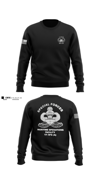 Crew Neck Sweatshirt, D.B. Coopers, Army, Teamtime, Team time, sublimation, custom sports apparel, team uniforms, spirit wear, spiritwear, sports uniforms, custom shirts, team store, custom team store, fundraiser sports, apparel fundraiser