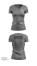 Kingsport Police Explorer Post Women's Short Sleeve V-neck Shirt - 23