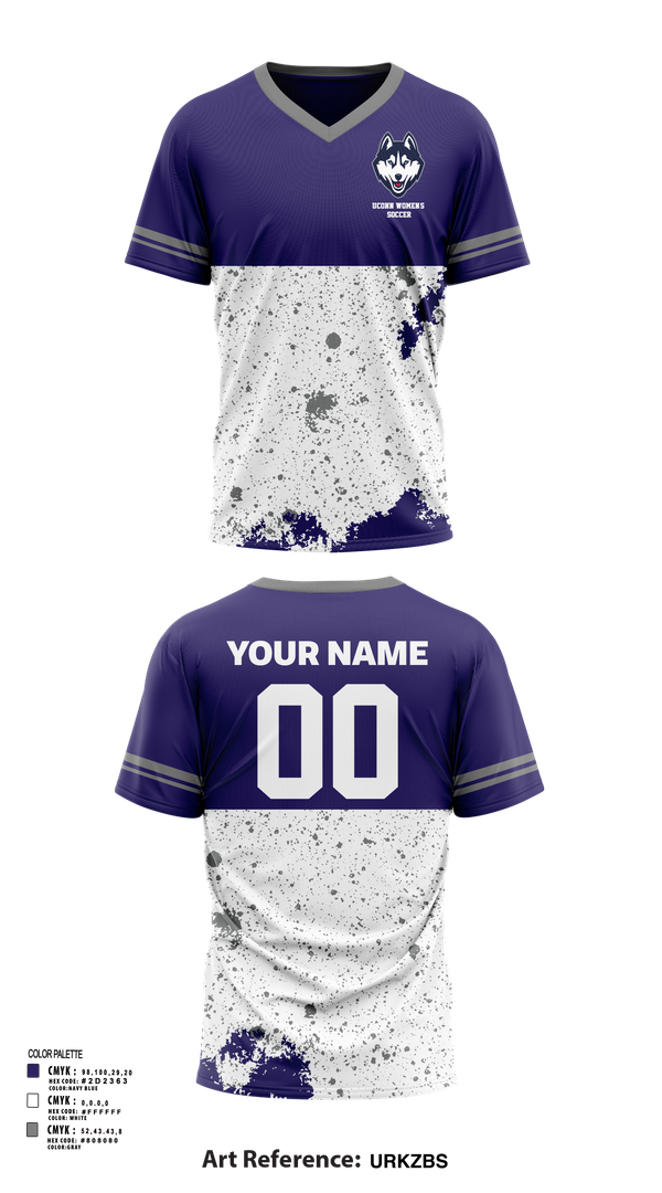 Womens Soccer Jersey, UConn Women’s Soccer, Women's Soccer, Teamtime, Team time, sublimation, custom sports apparel, team uniforms, spirit wear, spiritwear, sports uniforms, custom shirts, team store, custom team store, fundraiser sports, apparel fundraiser