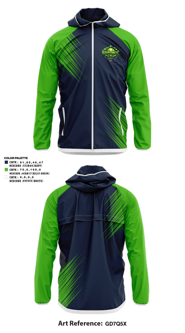 Windbreaker, Kryptonite, Baseball, Teamtime, Team time, sublimation, custom sports apparel, team uniforms, spirit wear, spiritwear, sports uniforms, custom shirts, team store, custom team store, fundraiser sports, apparel fundraiser
