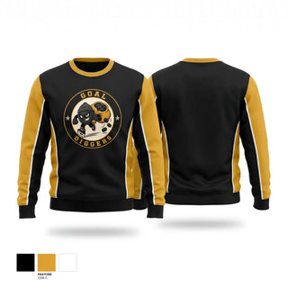 Crew Neck Sweatshirt, GOAL DIGGERS, Ice Hockey, Teamtime, Team time, sublimation, custom sports apparel, team uniforms, spirit wear, spiritwear, sports uniforms, custom shirts, team store, custom team store, fundraiser sports, apparel fundraiser