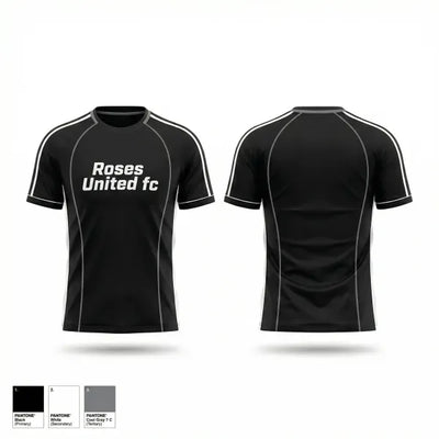 Roses United fc 95002252 Soft Poly Tee Cotton Like Feel - 1