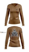 1/C 36 Women's Long Sleeve V-neck Shirt - 3