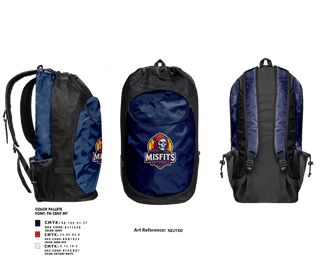 Gear Bag, Misfits, Softball, Teamtime, Team time, sublimation, custom sports apparel, team uniforms, spirit wear, spiritwear, sports uniforms, custom shirts, team store, custom team store, fundraiser sports, apparel fundraiser