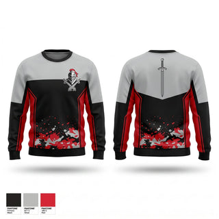 Crew Neck Sweatshirt, Knights Track Club, Track & Field, Teamtime, Team time, sublimation, custom sports apparel, team uniforms, spirit wear, spiritwear, sports uniforms, custom shirts, team store, custom team store, fundraiser sports, apparel fundraiser
