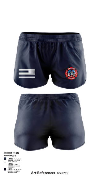 Ranger Panties, Station 19, Fire Department, Teamtime, Team time, sublimation, custom sports apparel, team uniforms, spirit wear, spiritwear, sports uniforms, custom shirts, team store, custom team store, fundraiser sports, apparel fundraiser