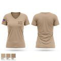 1/A/3-321 FAR Women's Short Sleeve V-neck Shirt - 1