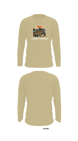Long Sleeve Performance Shirt, USA Dwight d eisenhower, , Teamtime, Team time, sublimation, custom sports apparel, team uniforms, spirit wear, spiritwear, sports uniforms, custom shirts, team store, custom team store, fundraiser sports, apparel fundraiser