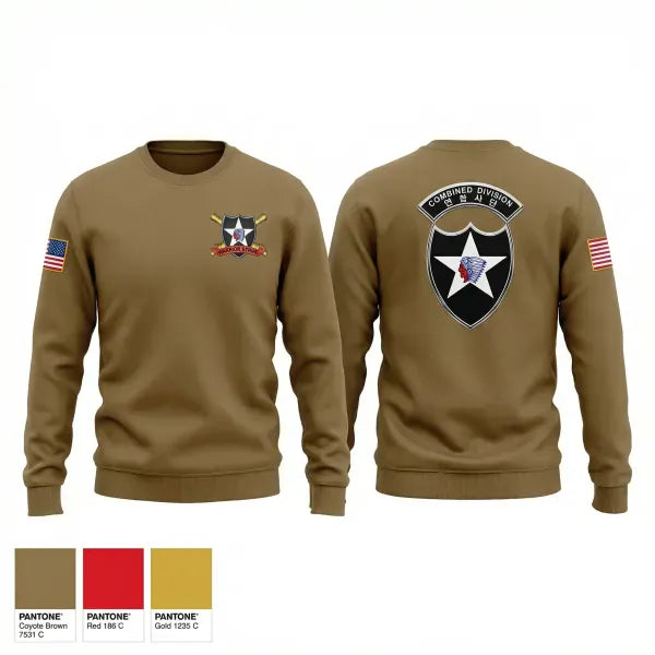 Crew Neck Sweatshirt, 2ID DIVARTY, Army, Teamtime, Team time, sublimation, custom sports apparel, team uniforms, spirit wear, spiritwear, sports uniforms, custom shirts, team store, custom team store, fundraiser sports, apparel fundraiser