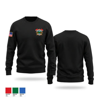 Crew Neck Sweatshirt, Pittman center Volunteer fire department, Fire Department, Teamtime, Team time, sublimation, custom sports apparel, team uniforms, spirit wear, spiritwear, sports uniforms, custom shirts, team store, custom team store, fundraiser sports, apparel fundraiser