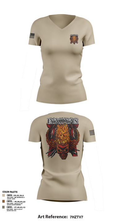 Aviation ordnance 24365725 Women's Short Sleeve V-neck Shirt - 1