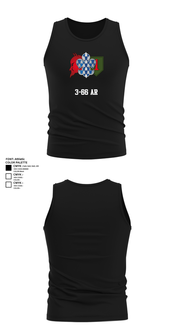 Tank Top, 3-66 AR, , Teamtime, Team time, sublimation, custom sports apparel, team uniforms, spirit wear, spiritwear, sports uniforms, custom shirts, team store, custom team store, fundraiser sports, apparel fundraiser