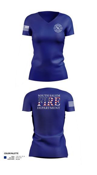 Womens Short Sleeve Vneck Shirt, South Salem fire department, Fire Department, Teamtime, Team time, sublimation, custom sports apparel, team uniforms, spirit wear, spiritwear, sports uniforms, custom shirts, team store, custom team store, fundraiser sports, apparel fundraiser
