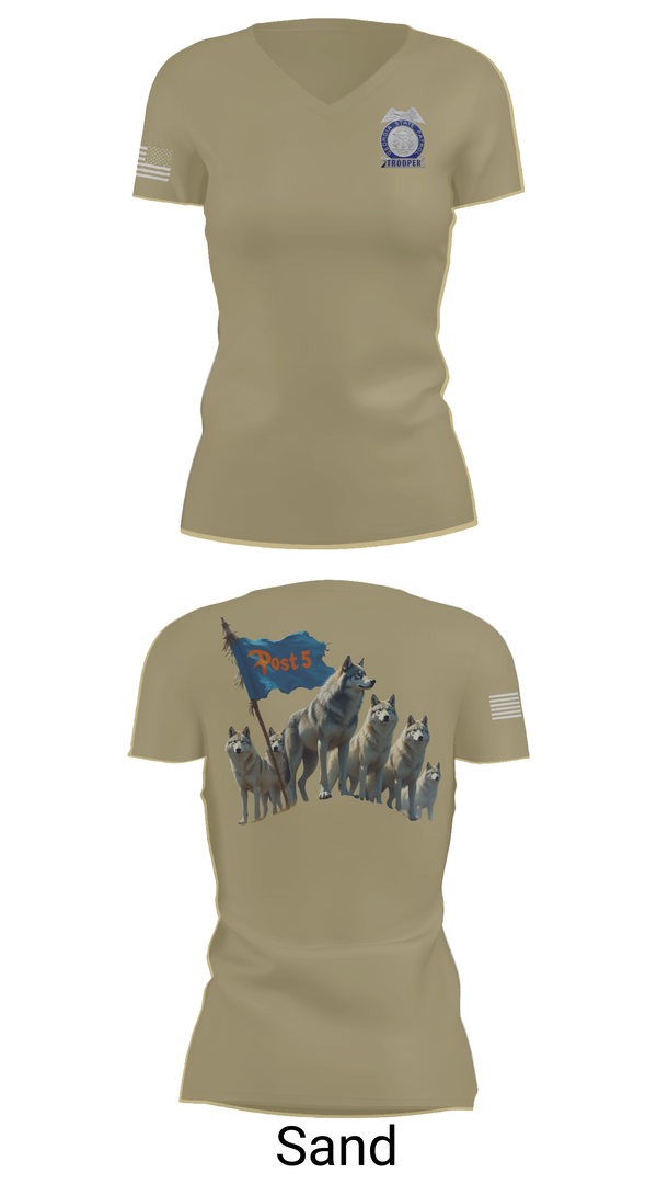 Womens Short Sleeve Vneck Shirt, GSP POST 5 DALTON, Police, Teamtime, Team time, sublimation, custom sports apparel, team uniforms, spirit wear, spiritwear, sports uniforms, custom shirts, team store, custom team store, fundraiser sports, apparel fundraiser