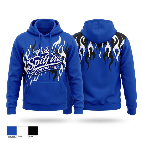 Hoodie, Lady Spitfire, Softball, Teamtime, Team time, sublimation, custom sports apparel, team uniforms, spirit wear, spiritwear, sports uniforms, custom shirts, team store, custom team store, fundraiser sports, apparel fundraiser