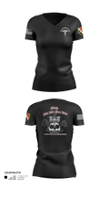 205th HHC MEDICAL SECTION 83176220 Women's Short Sleeve V-neck Shirt - 120