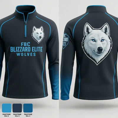 FBC Blizzard Elite Wolves 20278303 Quarter Zip Jacket - 21