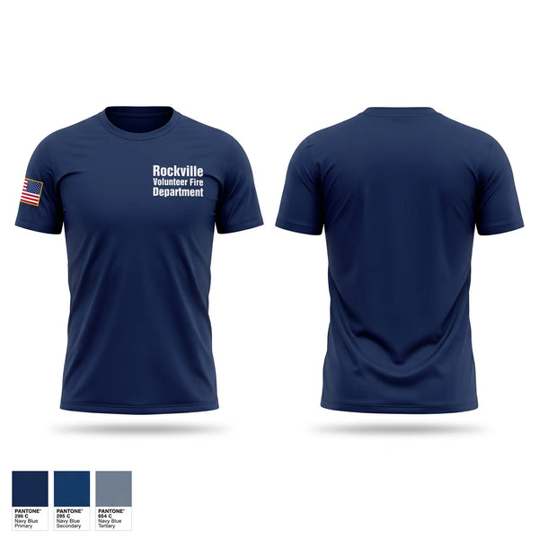 Short Sleeve Performance Shirt, Rockville Volunteer Fire Department, Fire Department, Teamtime, Team time, sublimation, custom sports apparel, team uniforms, spirit wear, spiritwear, sports uniforms, custom shirts, team store, custom team store, fundraiser sports, apparel fundraiser