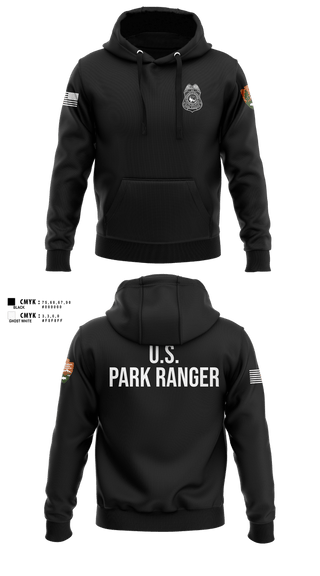 Hoodie, NPS Ranger, Police, Teamtime, Team time, sublimation, custom sports apparel, team uniforms, spirit wear, spiritwear, sports uniforms, custom shirts, team store, custom team store, fundraiser sports, apparel fundraiser