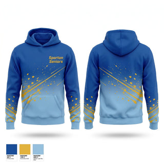 Hoodie, Spartan Seniors, Cross Country, Teamtime, Team time, sublimation, custom sports apparel, team uniforms, spirit wear, spiritwear, sports uniforms, custom shirts, team store, custom team store, fundraiser sports, apparel fundraiser