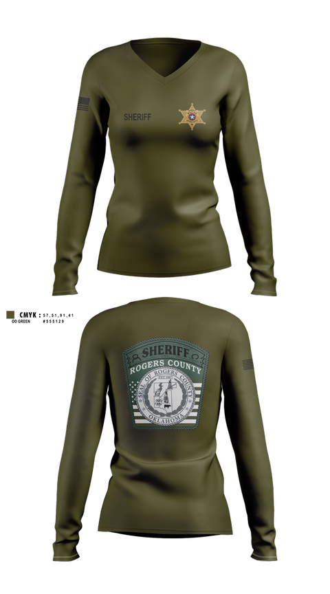 Womens Long Sleeve Vneck Shirt, ADAM AQUAD, , Teamtime, Team time, sublimation, custom sports apparel, team uniforms, spirit wear, spiritwear, sports uniforms, custom shirts, team store, custom team store, fundraiser sports, apparel fundraiser
