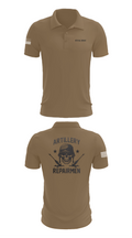 ARMT 1-320th Field Artillery 75505758 Short Sleeve Performance Polo - 7