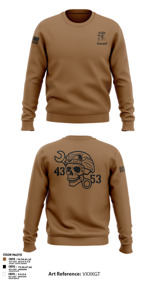 Crew Neck Sweatshirt, 4-3 AHB, , Teamtime, Team time, sublimation, custom sports apparel, team uniforms, spirit wear, spiritwear, sports uniforms, custom shirts, team store, custom team store, fundraiser sports, apparel fundraiser