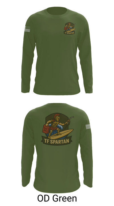 Task Force Spartan 82789422 Long Sleeve Performance Shirt 46