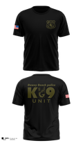 Dewey Beach Police K9 Short Sleeve Performance Shirt - 3