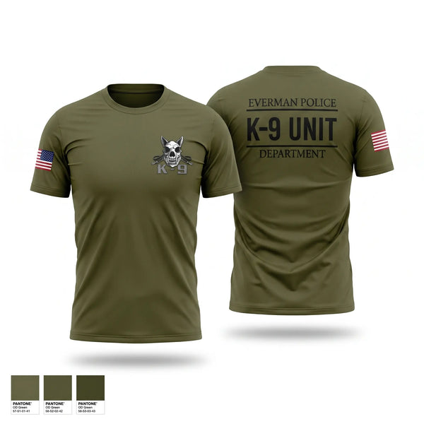Short Sleeve Performance Shirt, K9 Unit, Police, Teamtime, Team time, sublimation, custom sports apparel, team uniforms, spirit wear, spiritwear, sports uniforms, custom shirts, team store, custom team store, fundraiser sports, apparel fundraiser