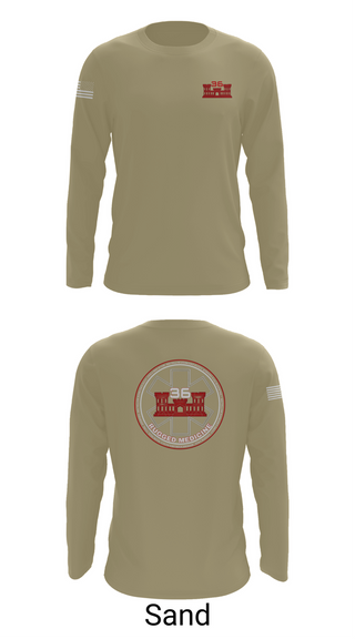 Long Sleeve Performance Shirt, 36 Engineer Brigade, Army, Teamtime, Team time, sublimation, custom sports apparel, team uniforms, spirit wear, spiritwear, sports uniforms, custom shirts, team store, custom team store, fundraiser sports, apparel fundraiser