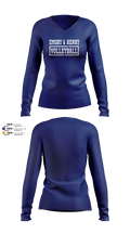 Emory & Henry Volleyball 34744696 Women's Long Sleeve V-neck Shirt - 5