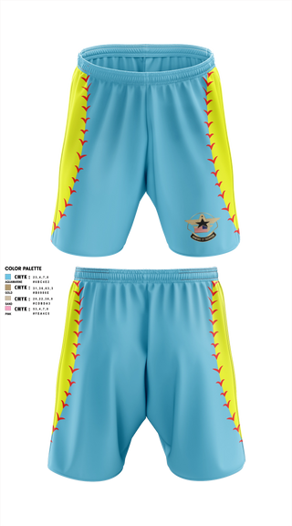 Athletic Shorts With Pockets, Aviators of Fastpitch, Softball, Teamtime, Team time, sublimation, custom sports apparel, team uniforms, spirit wear, spiritwear, sports uniforms, custom shirts, team store, custom team store, fundraiser sports, apparel fundraiser