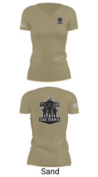 Womens Short Sleeve Vneck Shirt, Sail team 6, , Teamtime, Team time, sublimation, custom sports apparel, team uniforms, spirit wear, spiritwear, sports uniforms, custom shirts, team store, custom team store, fundraiser sports, apparel fundraiser
