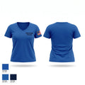Chattanooga Fire dept. Women's Short Sleeve V-neck Shirt - 1