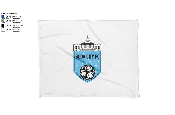 Blanket, Soda City FC, Men's Soccer, Teamtime, Team time, sublimation, custom sports apparel, team uniforms, spirit wear, spiritwear, sports uniforms, custom shirts, team store, custom team store, fundraiser sports, apparel fundraiser