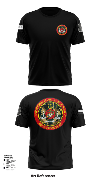 Marine Corps Security Forces Battalion 39264653 Short Sleeve Performance Shirt - 101
