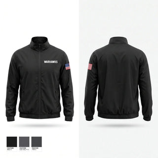 Windbreaker, Warhawks, Army, Teamtime, Team time, sublimation, custom sports apparel, team uniforms, spirit wear, spiritwear, sports uniforms, custom shirts, team store, custom team store, fundraiser sports, apparel fundraiser