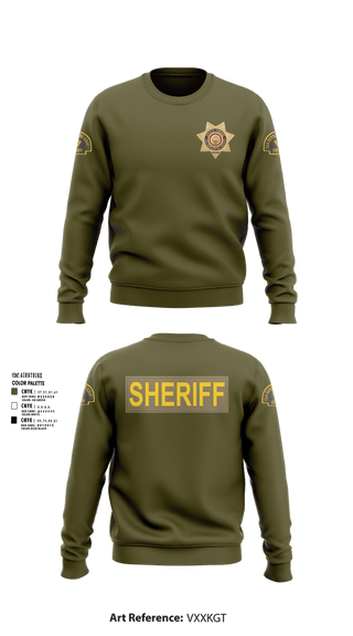 Crew Neck Sweatshirt, San Bernardino County Sheriffs Department, Police, Teamtime, Team time, sublimation, custom sports apparel, team uniforms, spirit wear, spiritwear, sports uniforms, custom shirts, team store, custom team store, fundraiser sports, apparel fundraiser