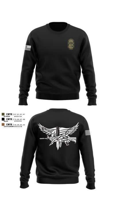 DAUPHIN COUNTY CRT 14886529 Crew Neck Sweatshirt - 100