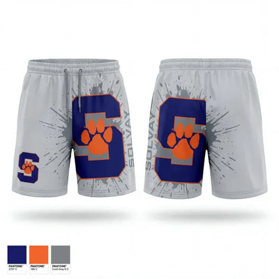 Solvay High School Softball 6203801 Athletic Shorts With Pockets - 1