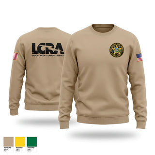 Crew Neck Sweatshirt, LOWER COLORADO RIVER AUTHORITY, Police, Teamtime, Team time, sublimation, custom sports apparel, team uniforms, spirit wear, spiritwear, sports uniforms, custom shirts, team store, custom team store, fundraiser sports, apparel fundraiser