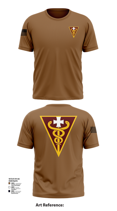 3D THEATER MEDICAL COMMAND 14799833 Short Sleeve Performance Shirt - 101