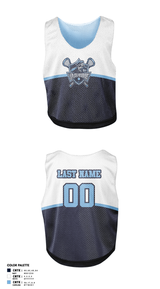 Womens Lacrosse Pinnie, La Plata Warriors, Women's Lacrosse, Teamtime, Team time, sublimation, custom sports apparel, team uniforms, spirit wear, spiritwear, sports uniforms, custom shirts, team store, custom team store, fundraiser sports, apparel fundraiser