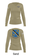 93rd AGOW 64240492 Women's Long Sleeve V-neck Shirt - 97
