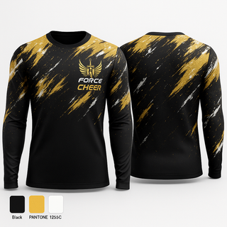 Long Sleeve Performance Shirt, Force Cheer, Spirit Store, Teamtime, Team time, sublimation, custom sports apparel, team uniforms, spirit wear, spiritwear, sports uniforms, custom shirts, team store, custom team store, fundraiser sports, apparel fundraiser