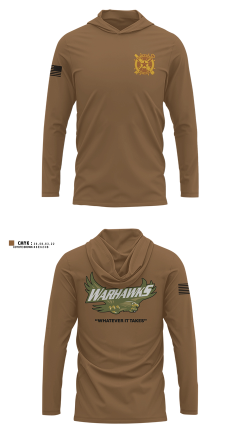Long Sleeve hooded sunshirt, 250th FSC, Army, Teamtime, Team time, sublimation, custom sports apparel, team uniforms, spirit wear, spiritwear, sports uniforms, custom shirts, team store, custom team store, fundraiser sports, apparel fundraiser