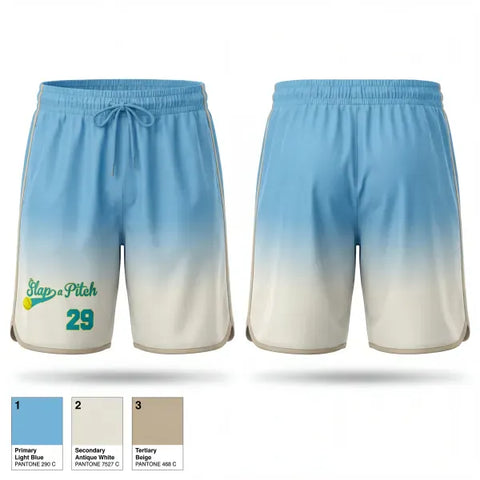 Athletic Shorts With Pockets, Slap A Pitch, Softball, Teamtime, Team time, sublimation, custom sports apparel, team uniforms, spirit wear, spiritwear, sports uniforms, custom shirts, team store, custom team store, fundraiser sports, apparel fundraiser